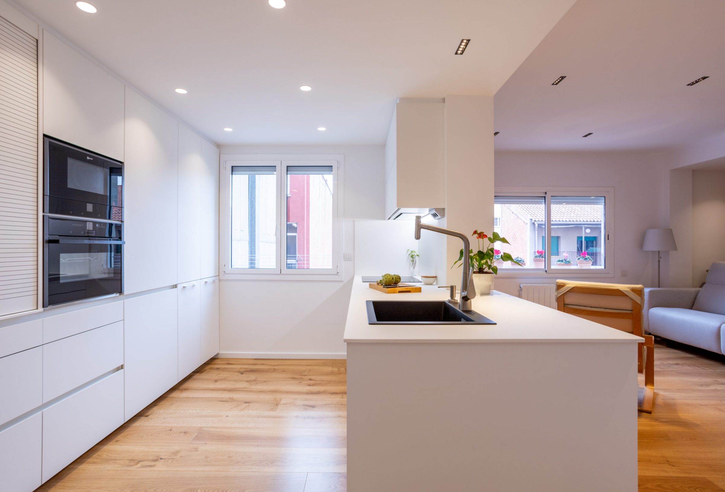 Mobiliario de cocina minimalista