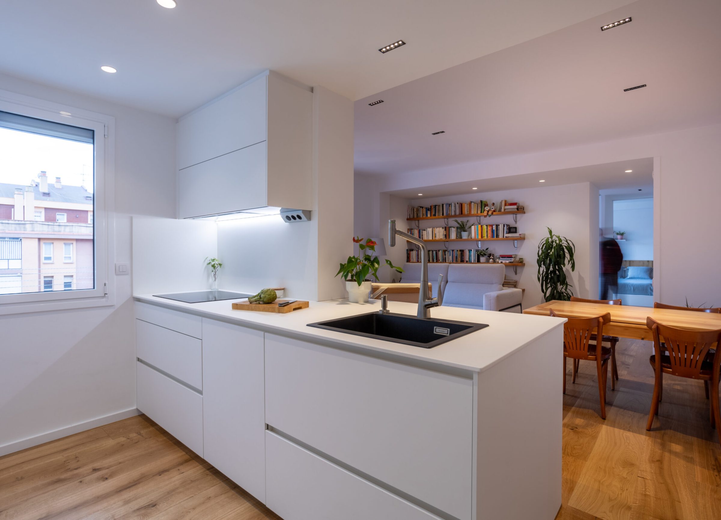 Mobiliario de cocina minimalista